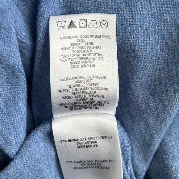 Lolë Luisa 3 medium strength blue athleisure dress with open back - Picture 9 of 9